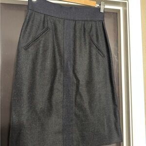 CHANEL Charcoal Pencil Skirt size 38
